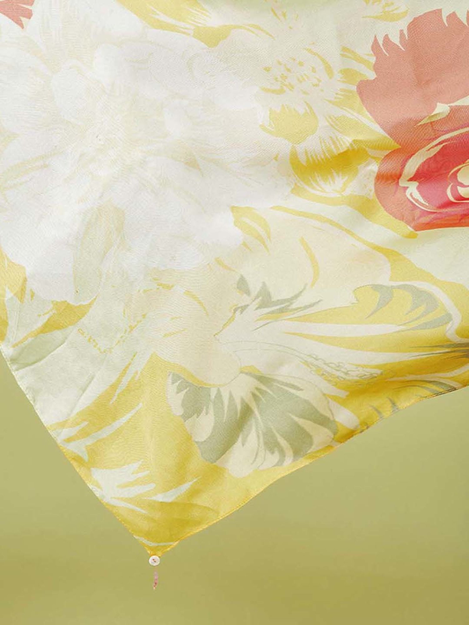 Marigold Lane Yellow Printed Stole