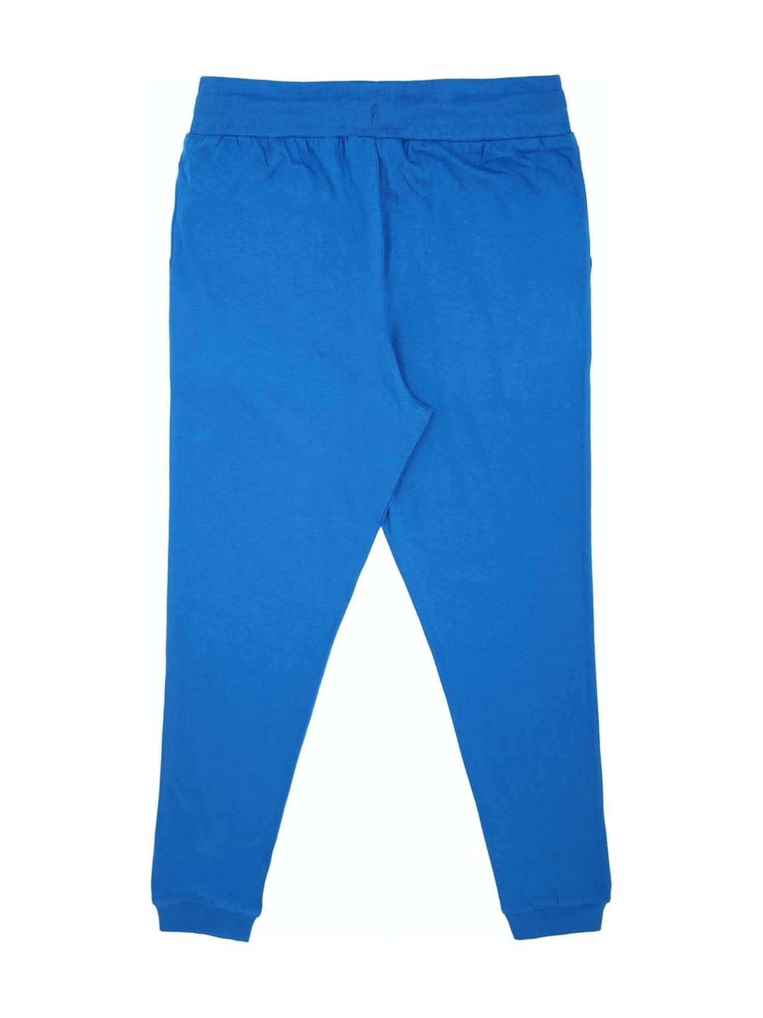 Allen Solly Junior Blue Cotton Regular Fit Joggers