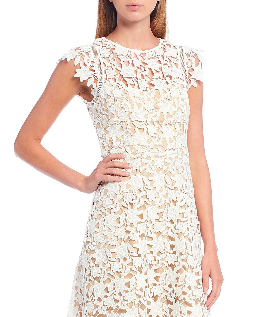 Sugarlips Animal Print Tie Sleeve Ruffle Hem Mini Dress