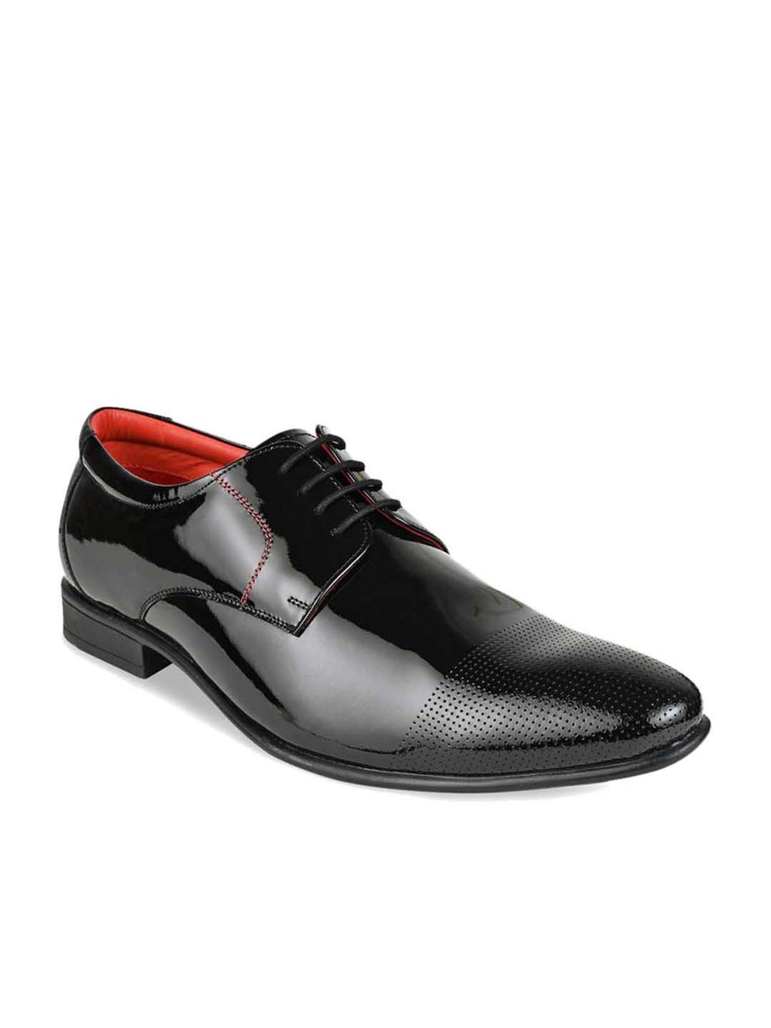 Regal Men's Black Derby Shoes