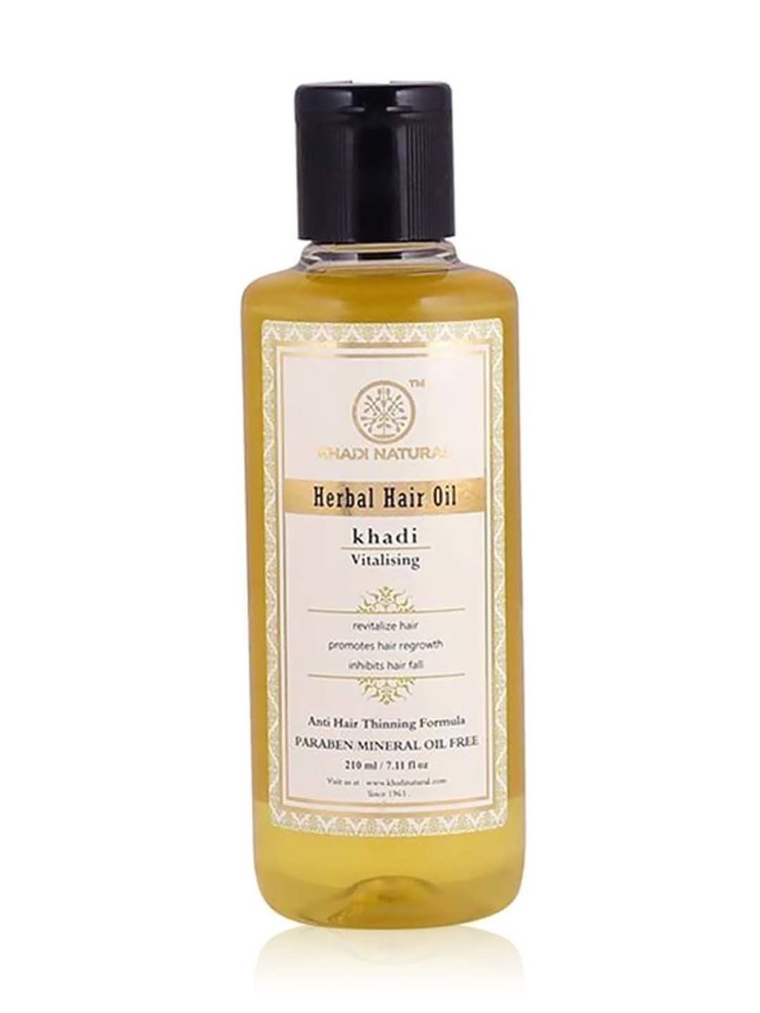 Khadi Natural Herbal Vitalising Hair Oil - 210 ml