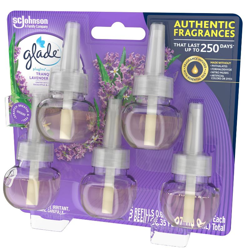 Glade Tranquil Lavender Aloe PlugIns Refill - 5ct