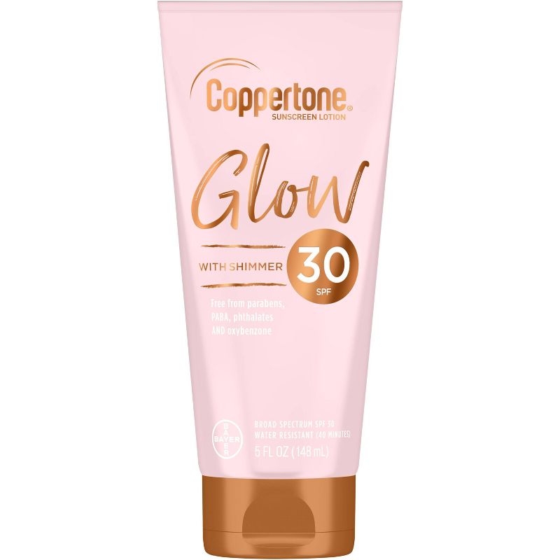 Coppertone Glow with Shimmer Sunscreen Lotion - SPF 30 - 5 fl oz