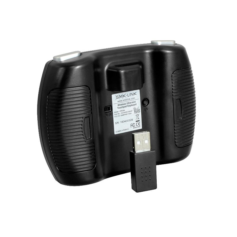 SMK-Link VP6364 Wireless Ultra-Mini Touchpad Keyboard, Black