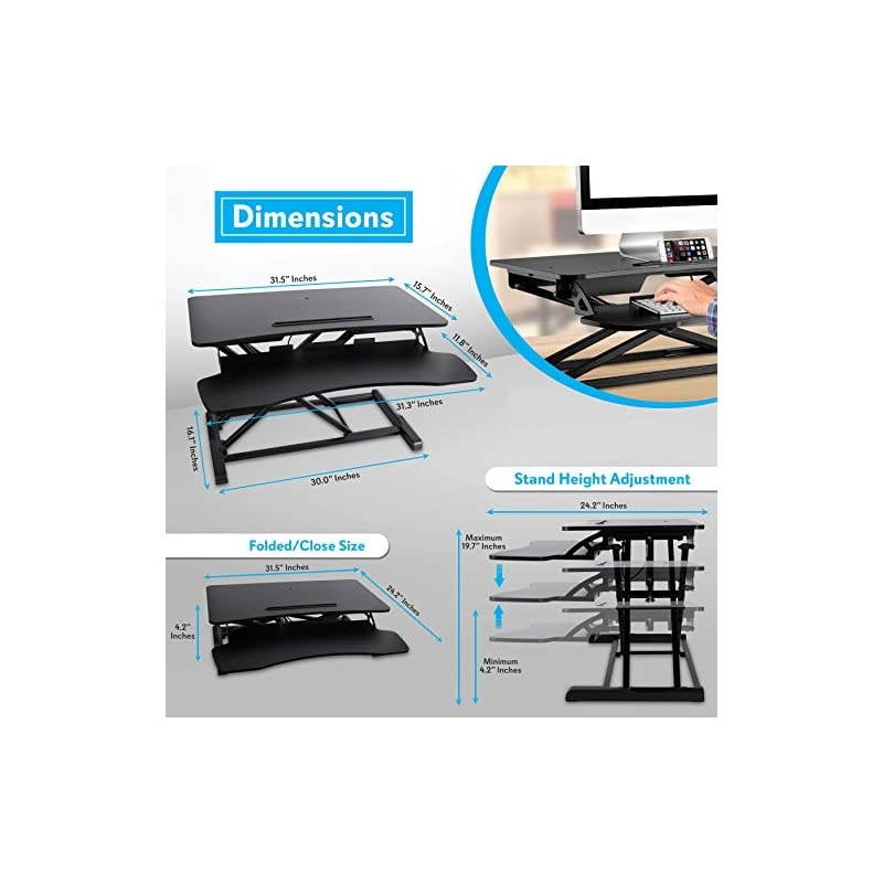 Smart Phone and Tablet Stand - Foldable Vertical and Horizontal Mount for iPhone / iPad / Samsung Galaxy / HTC One and all Mobile Phones Blue