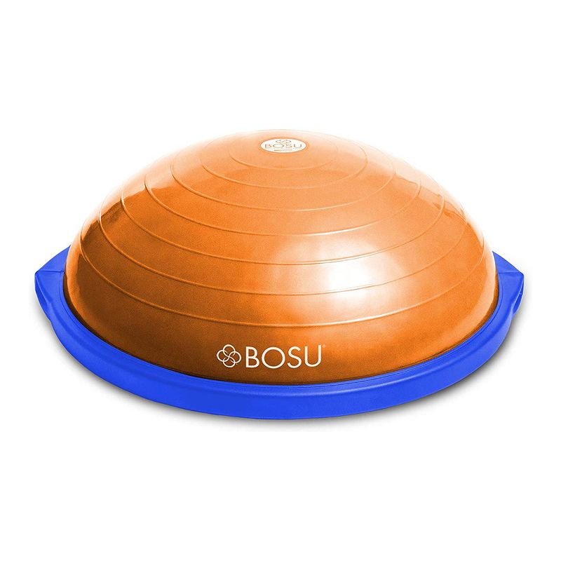 Bosu 72-10850 Home Gym Equipment The Original Balance Trainer 65 cm Diameter, Orange and Blue