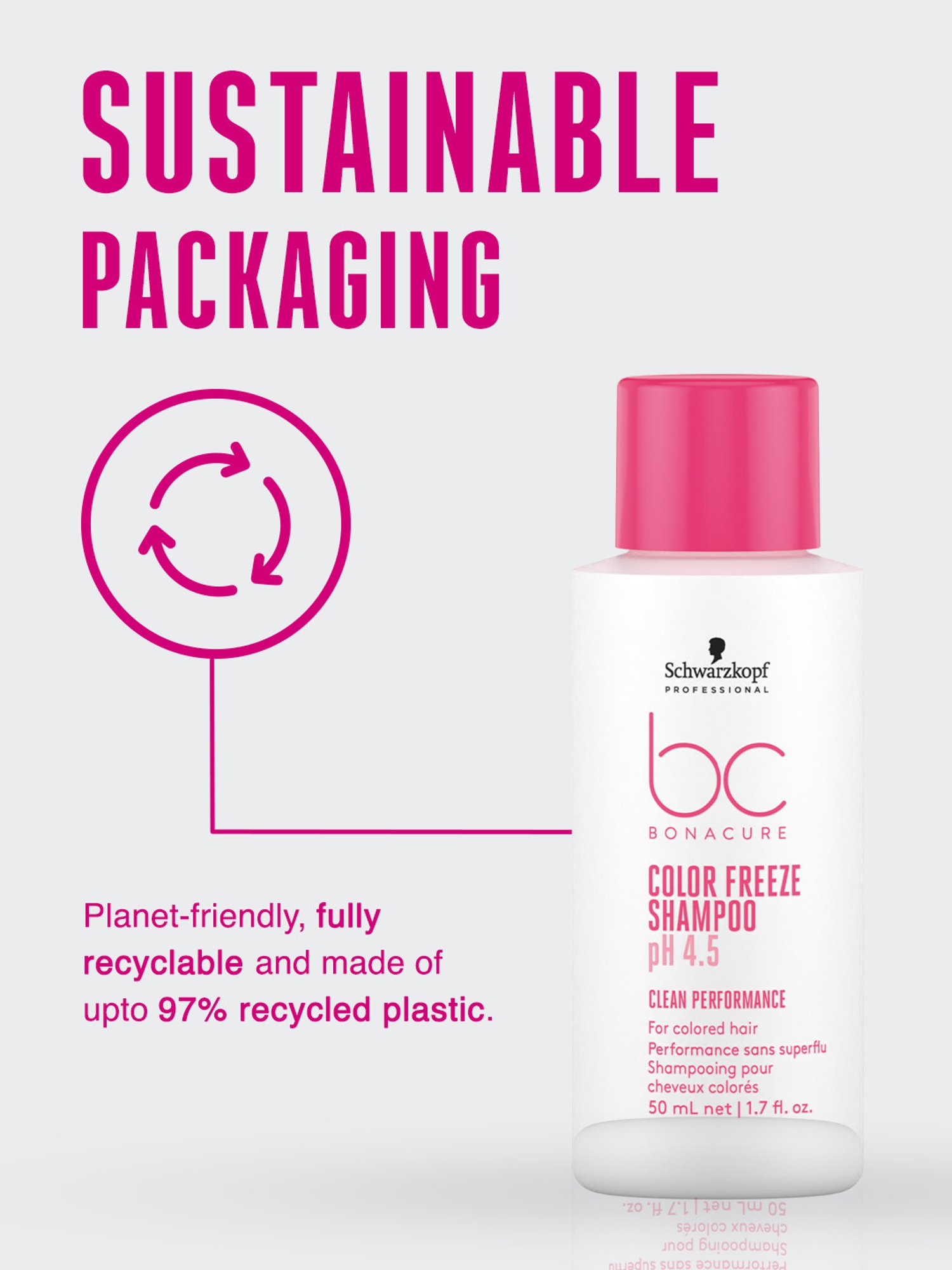 Schwarzkopf Professional Bonacure Color Freeze Shampoo pH 4.5 - 50 ml