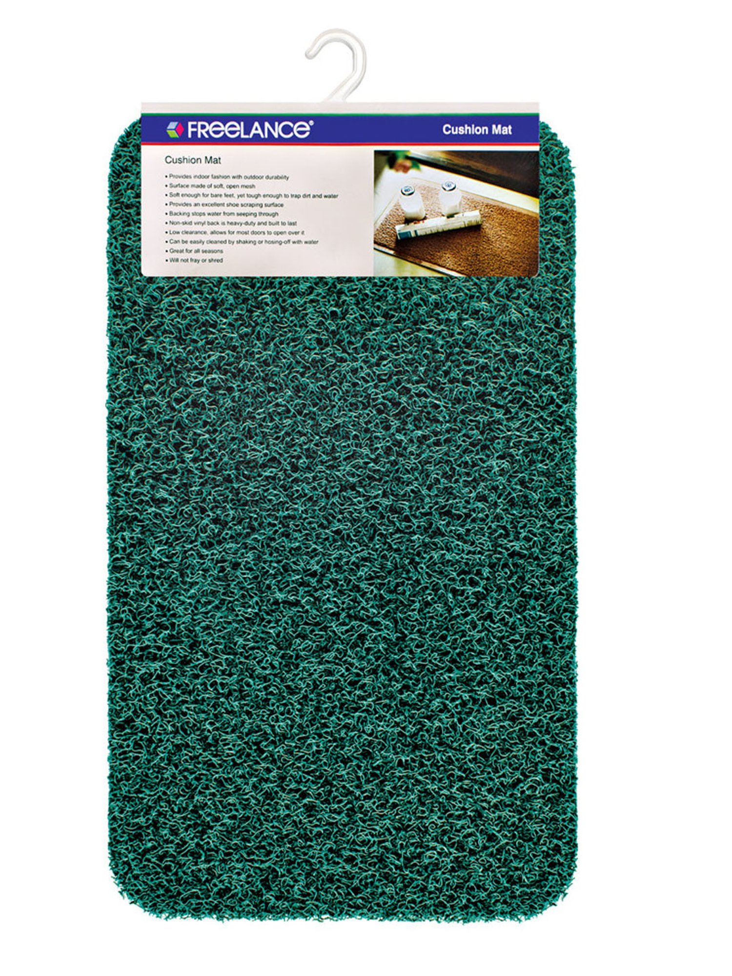 Freelance Green PVC Set of 1 Door Mats