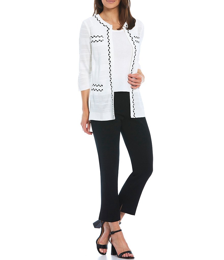 Ming Wang Scoop Neck Sleeveless Washable Tank