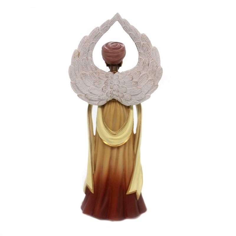 Black Art 10.0" Serenity Angel Orange Prayer Heavenly Legacy  -  Decorative Figurines