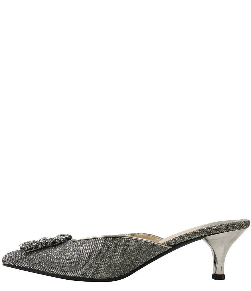 Schutz Sionne Clear Vinyl Pointed Toe Mules