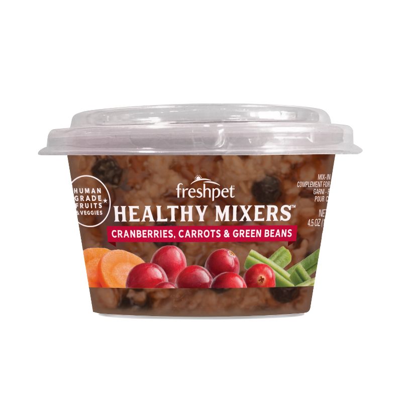 Freshpet Healthy Mixers Cranberries, Carrots & Green Beans Refrigerated Wet Dog Food Complement - 4.5oz