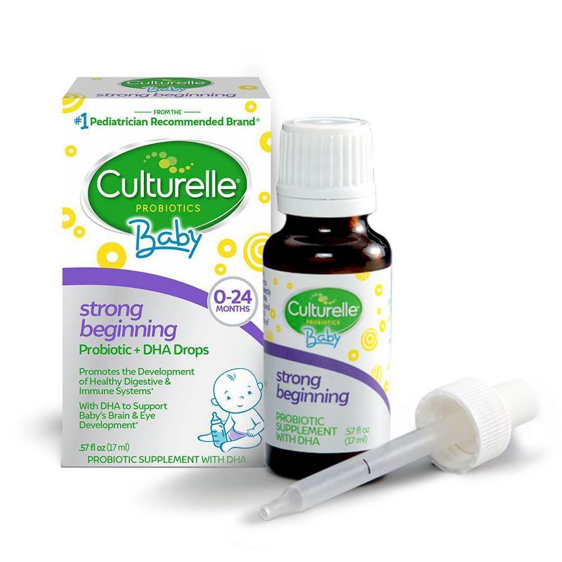 Culturelle Baby Probiotic + DHA Drops - 0.57 fl oz