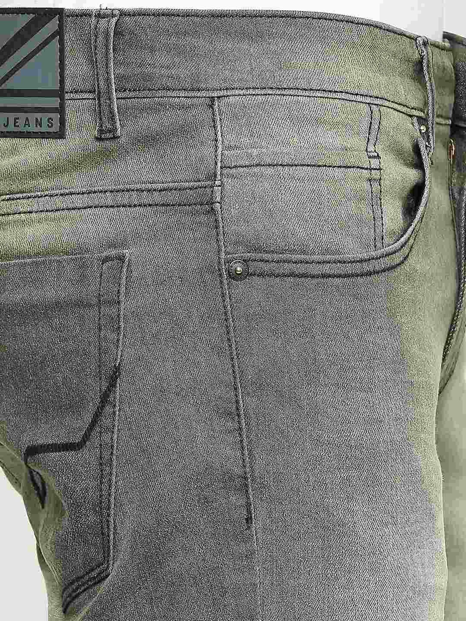 Pepe Jeans Grey Cotton Regular Fit Denim Shorts