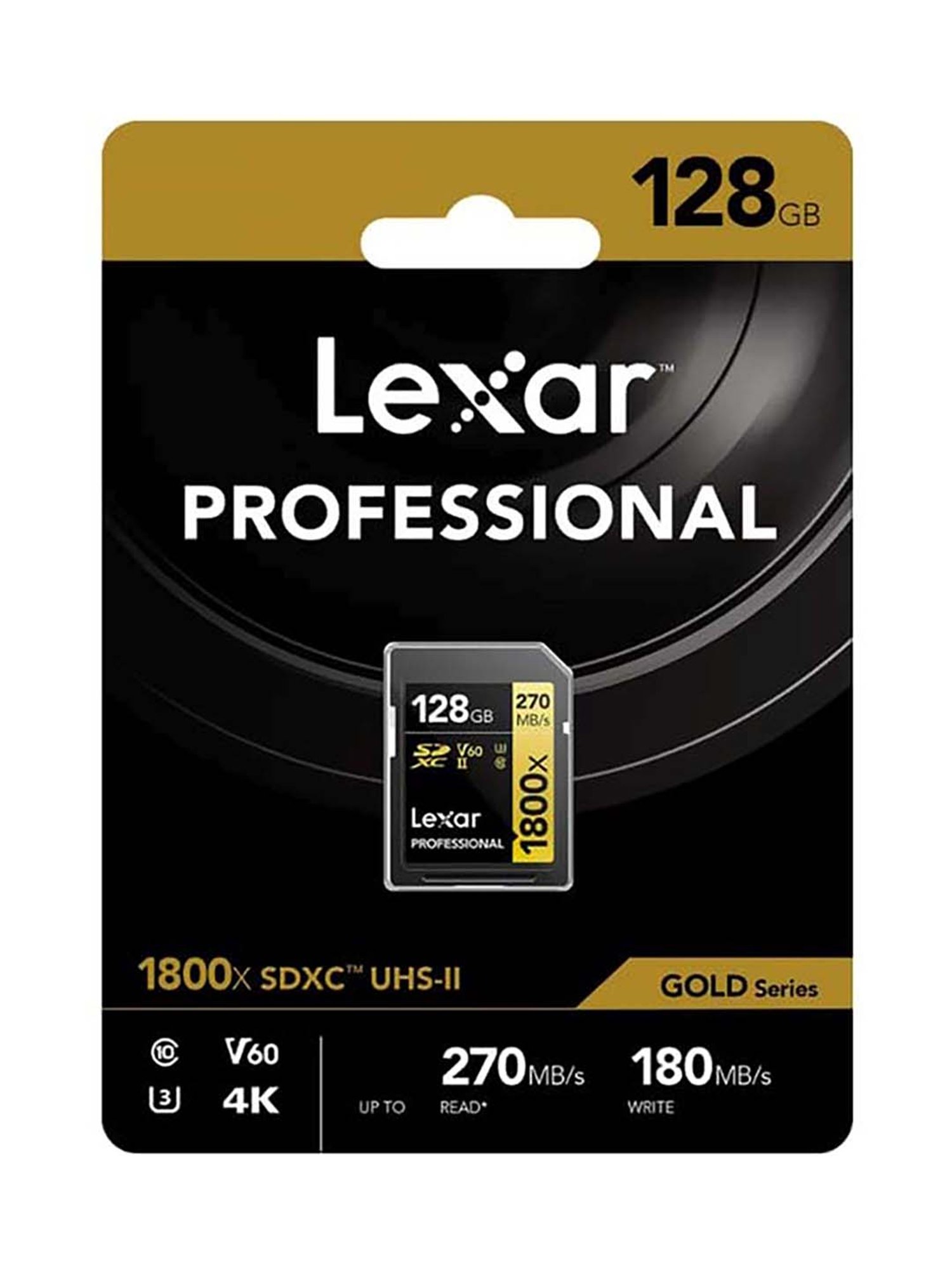 Lexar Professional 1800X LSD1800128G-BNNNG 128GB SDXC UHS II Memory Card