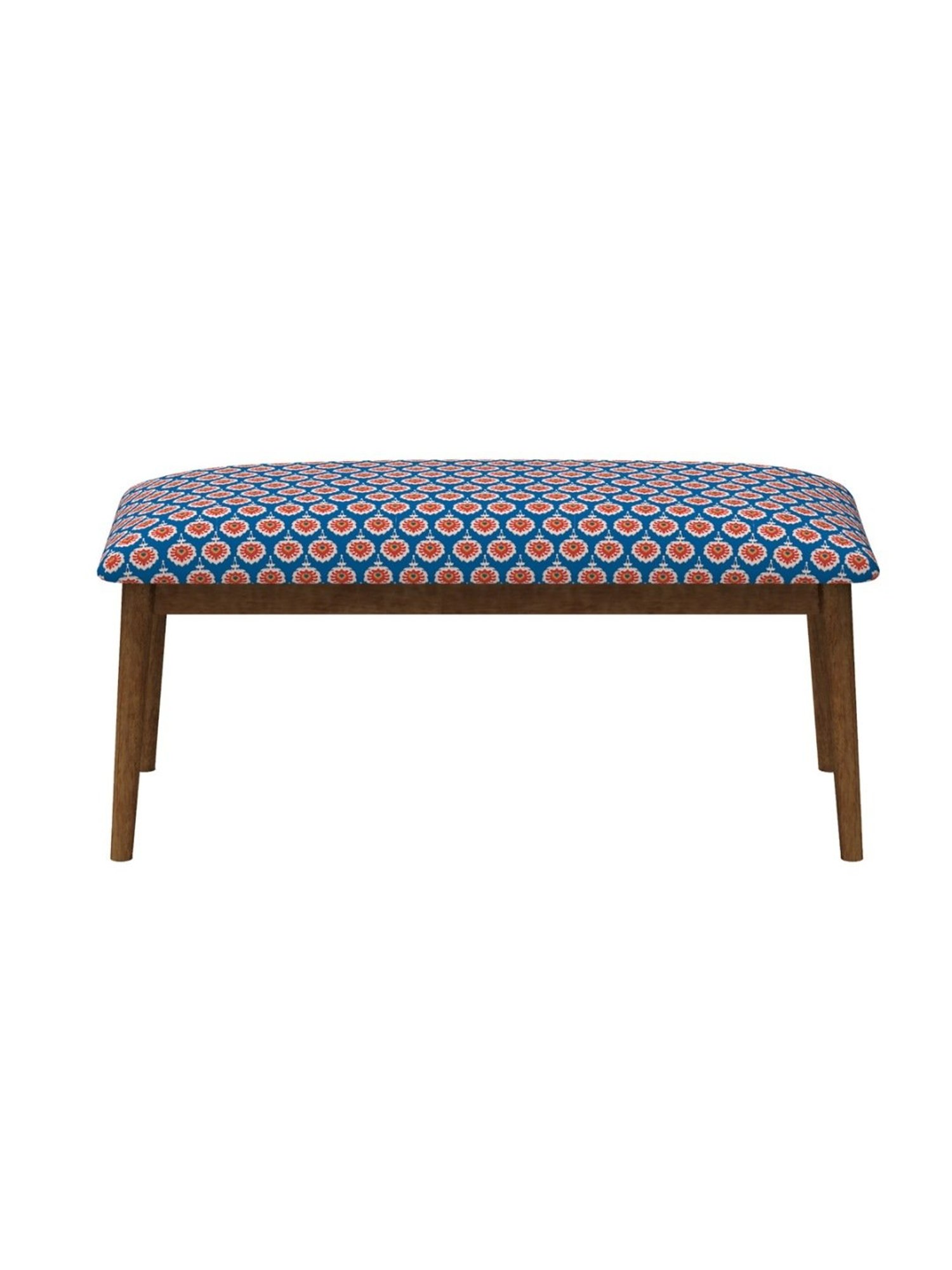 Chumbak Jodhpur Sailor Solid Blue Sheesham Wood Bench