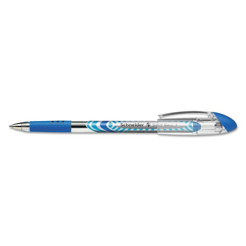 Stride Schneider Slider Ballpoint Stick Pen .7mm Blue 10/Box 151003