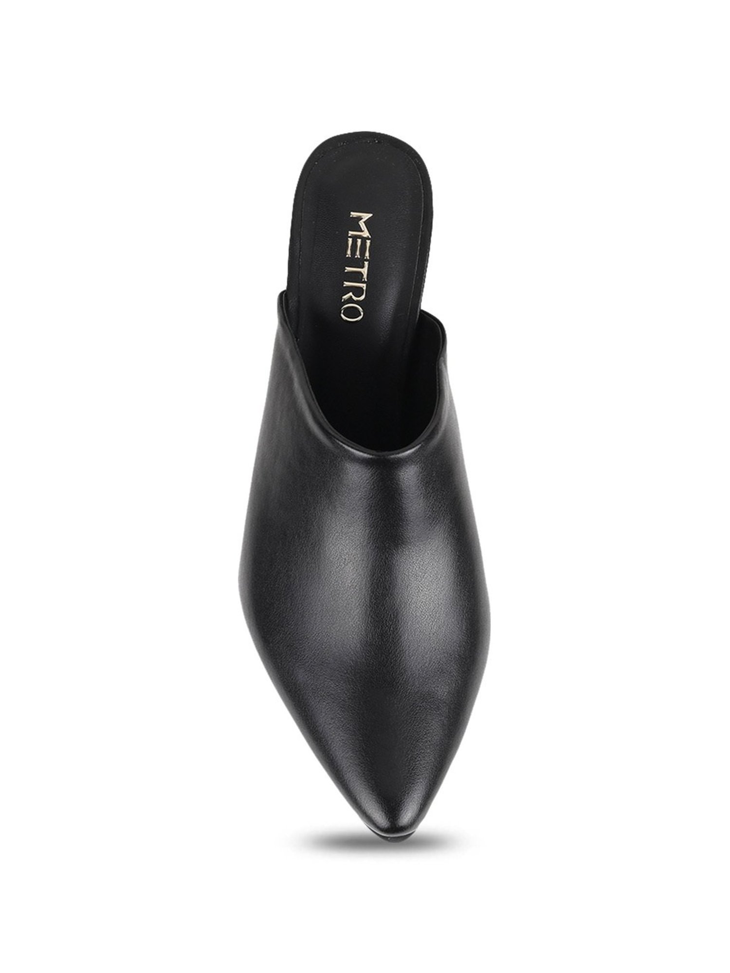 Metro Women's Black Mule Shoes