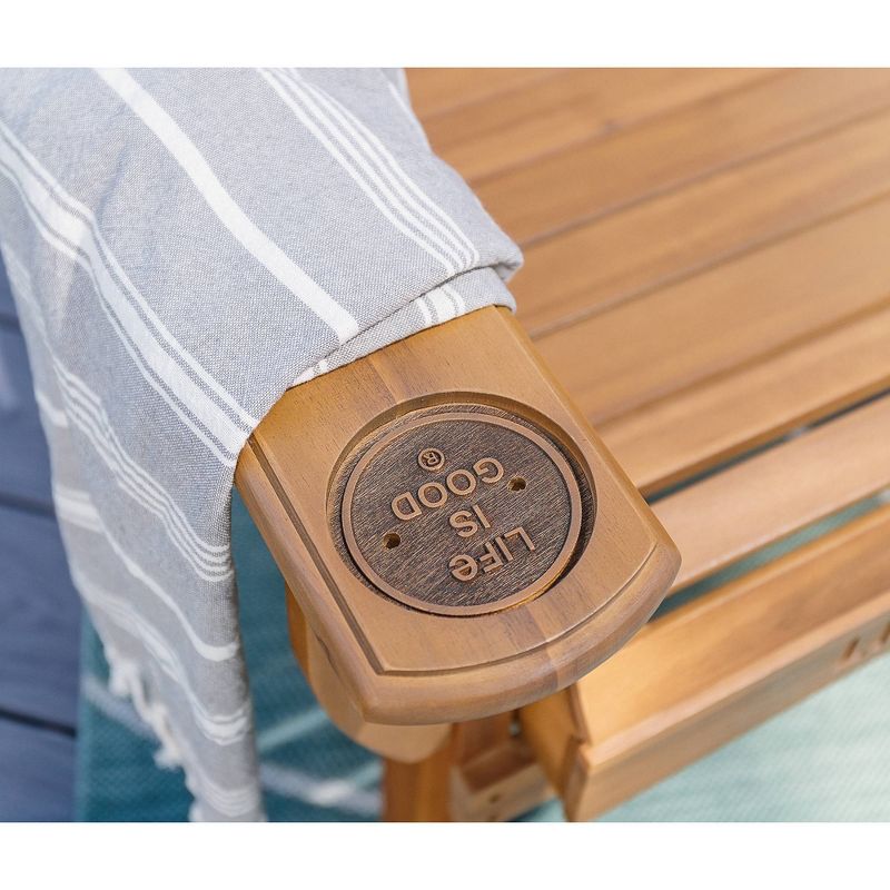 Adirondack Folding Chair Natural - Life is Good