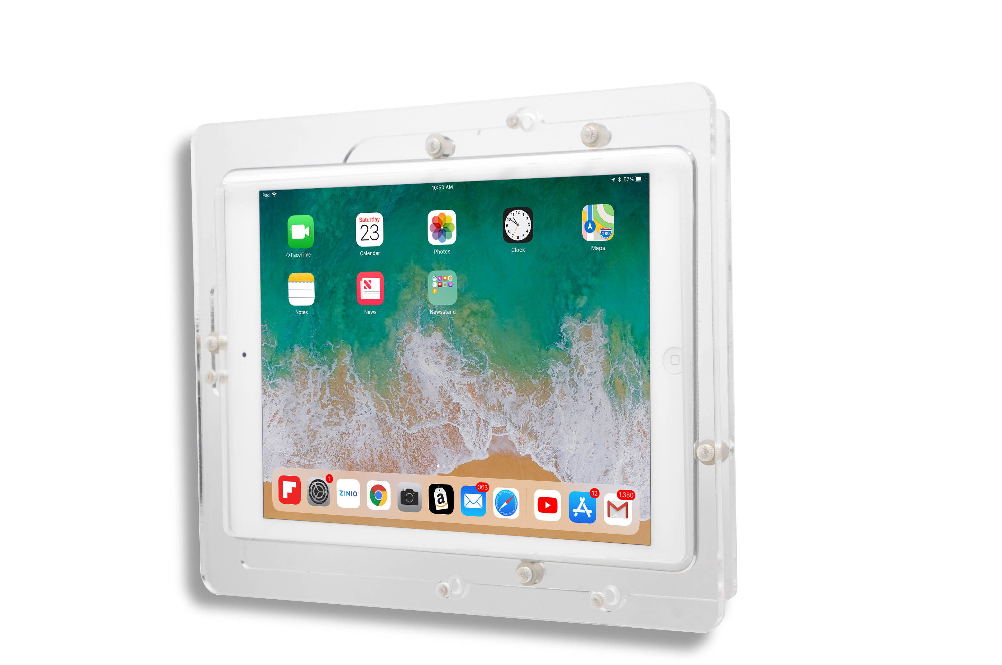TABcare iPad mini Acrylic Security VESA case with Wall Mount Kit (iPad mini 4)