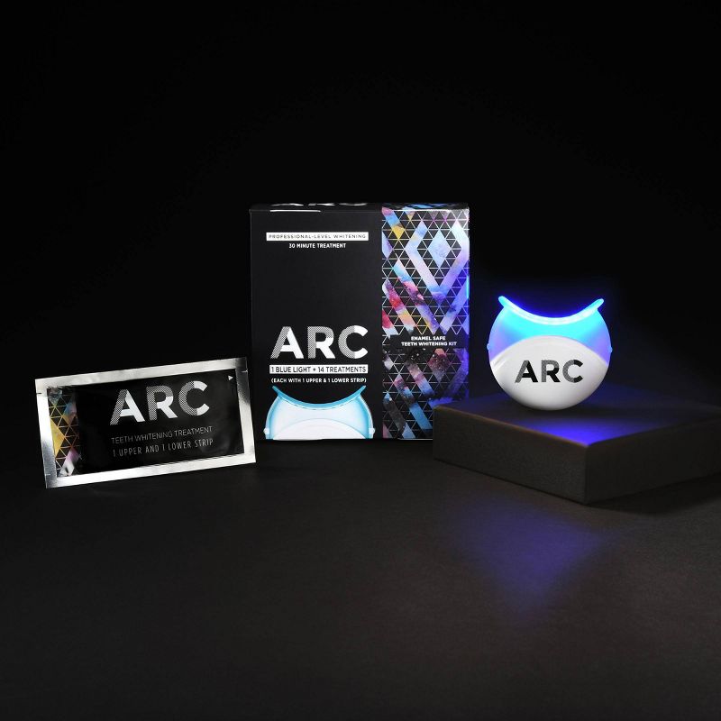 ARC Blue Light Teeth Whitening Kit, 1 Blue Light - 14 treatments