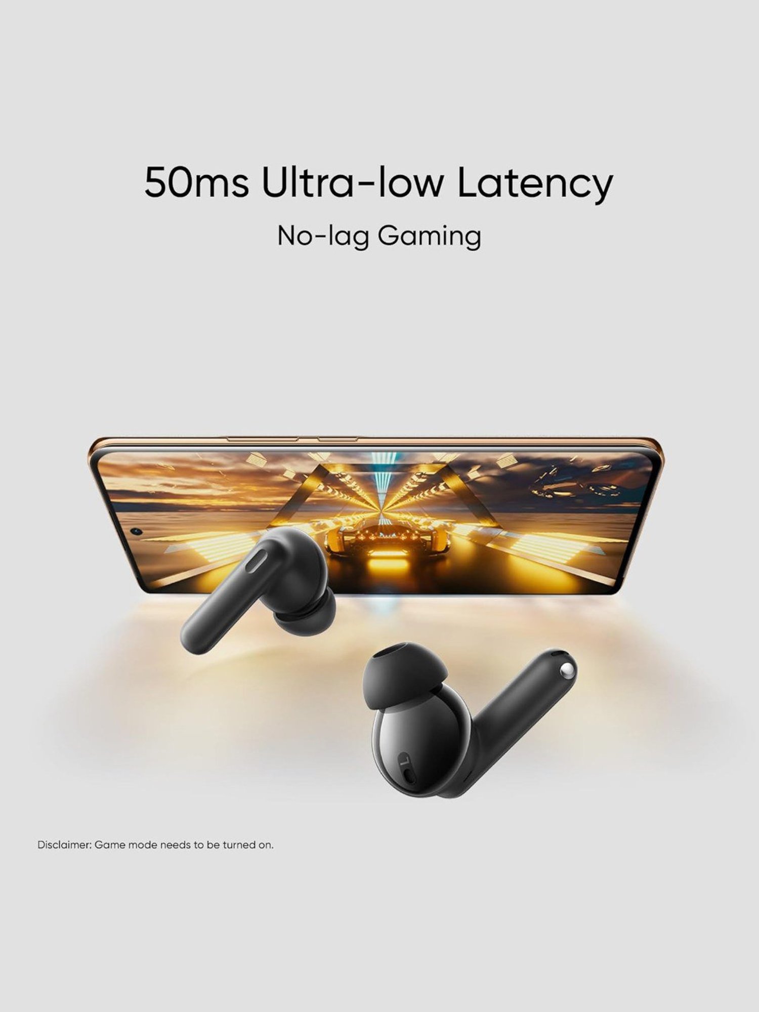 Realme Buds T300 in Ear Earbuds with 30dB ANC & Upto 40Hrs Battery (Stylish Black, True Wireless)