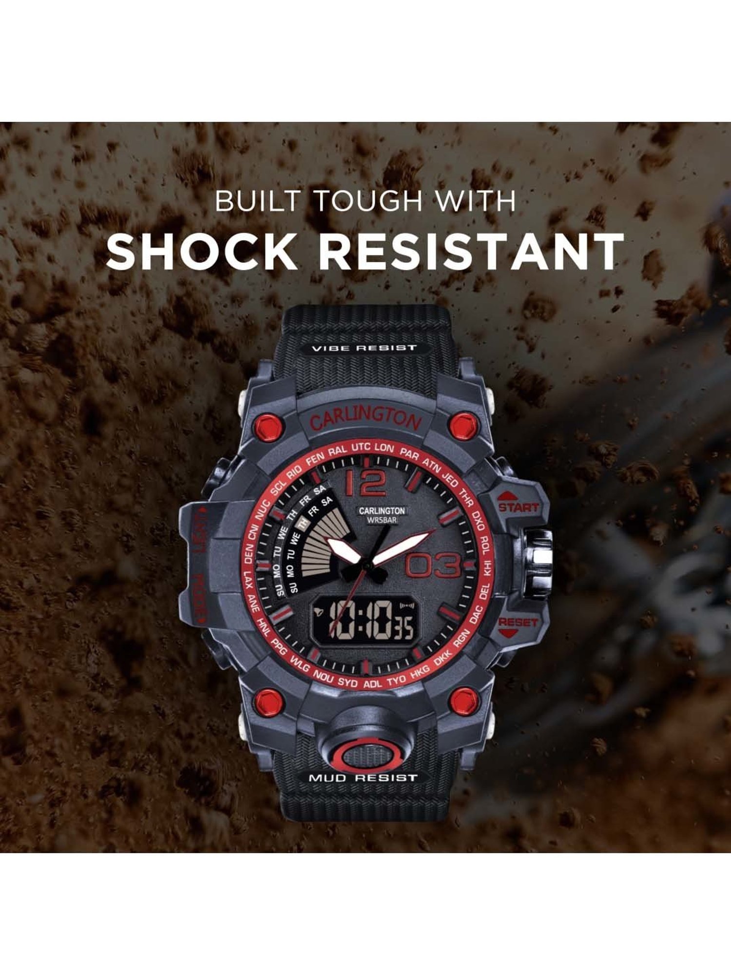 CARLINGTON Endurance 3366 Analog-Digital Watch for Men