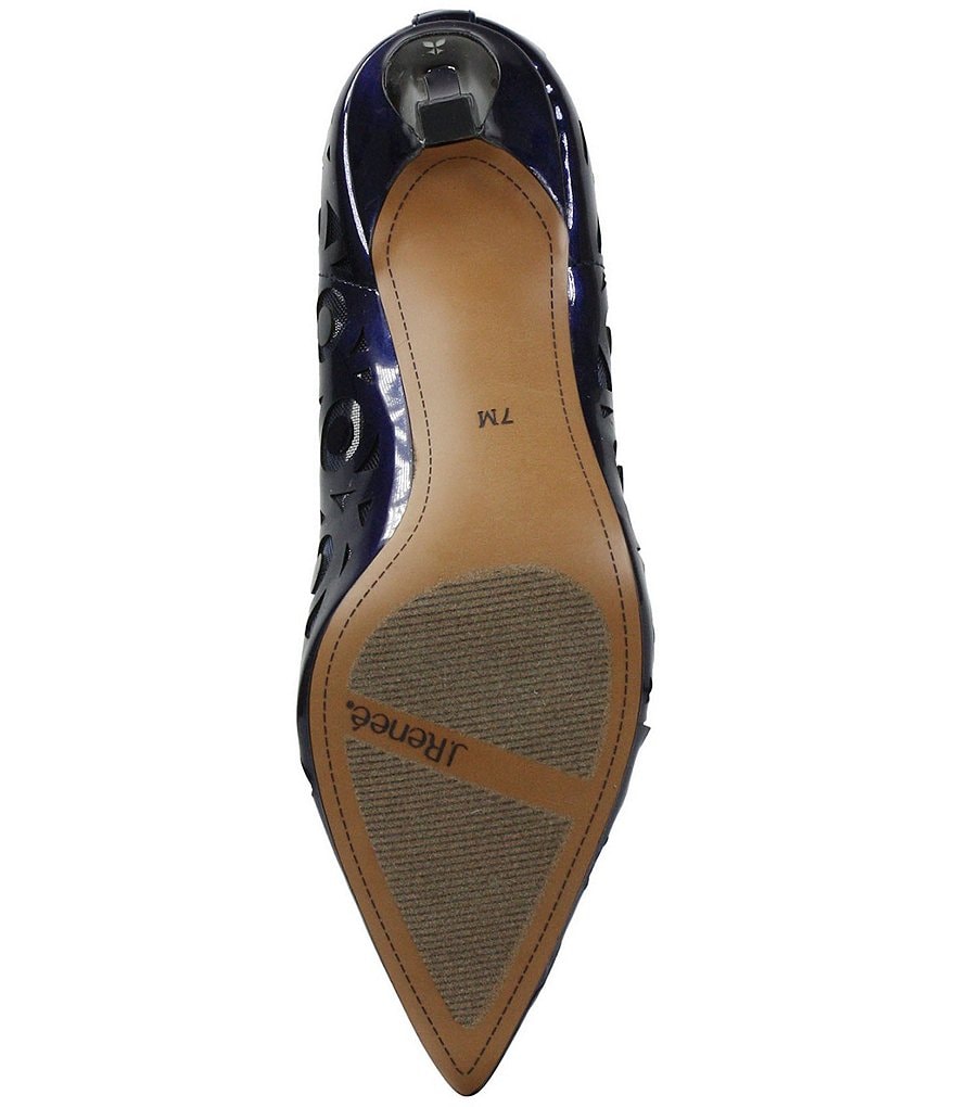 J. Renee Jameena Patent Laser Cut Pumps
