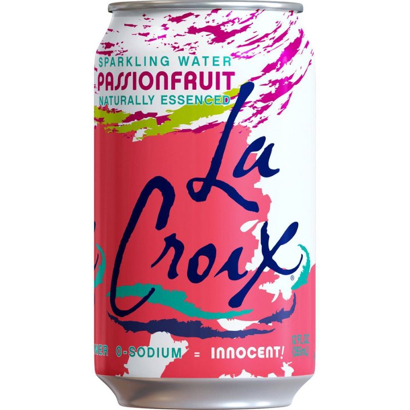 LaCroix Passionfruit Sparkling Water - 8pk/12 fl oz Cans