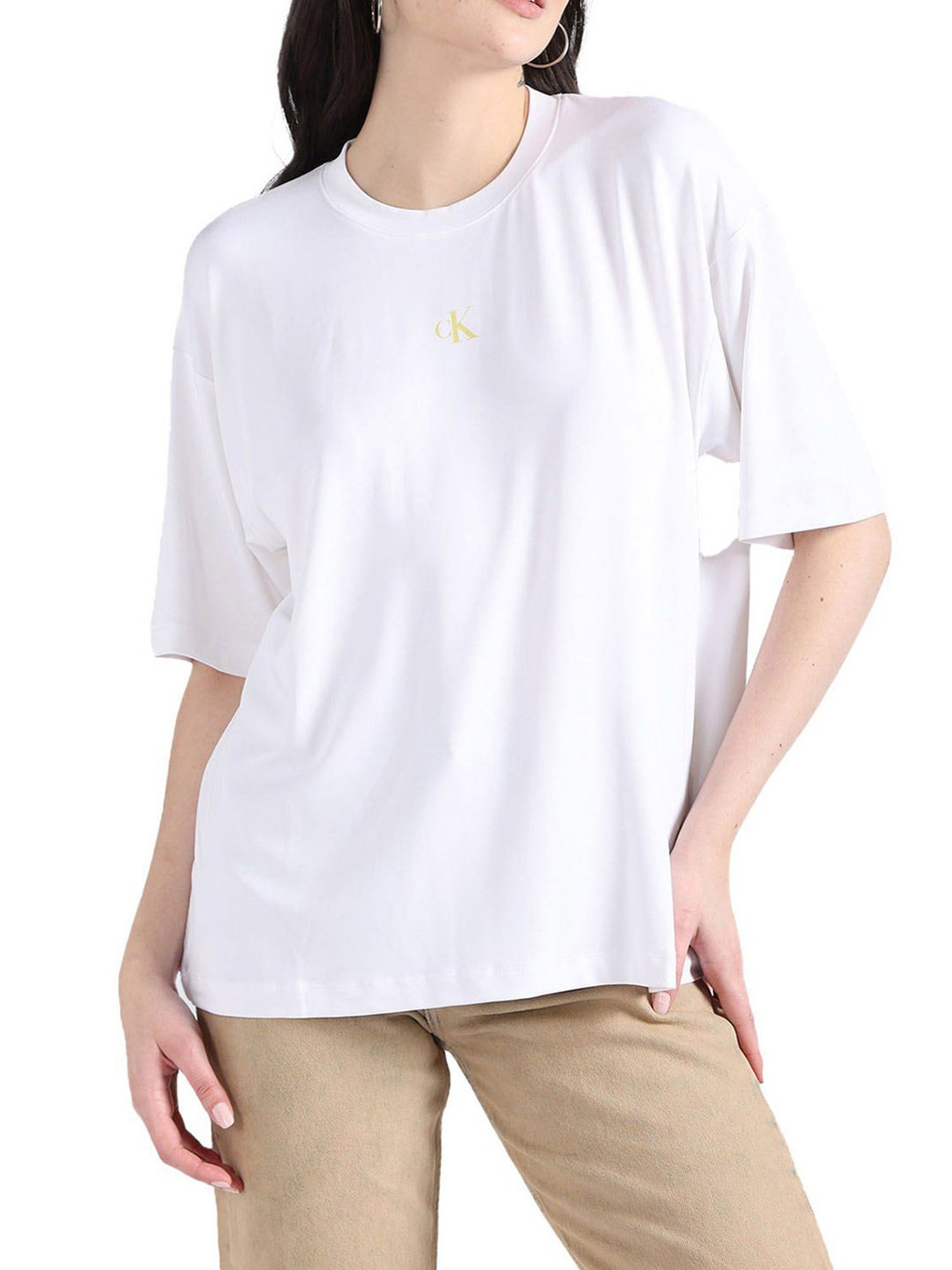 Calvin Klein Bright White Loose Fit T-Shirt