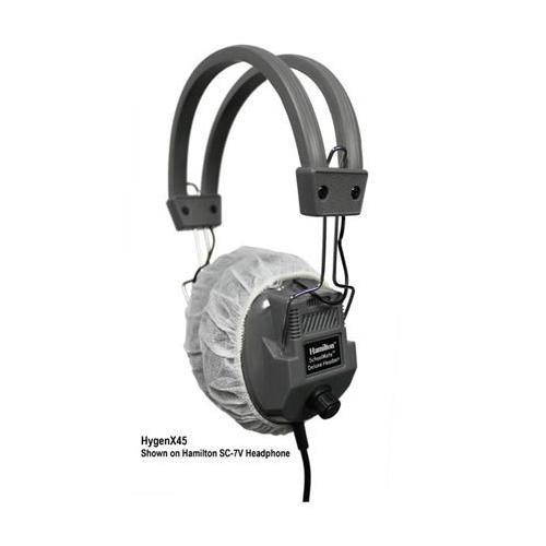 Hamilton Buhl HygenX Sanitary Headphone Covers for Over-Ear Headsets, 50 Pair