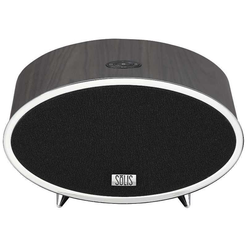 SOLIS Bluetooth/Wi-Fi Stereo Smart Speaker with Chromecast built-in - Dark Brown Wood (SO-6000)