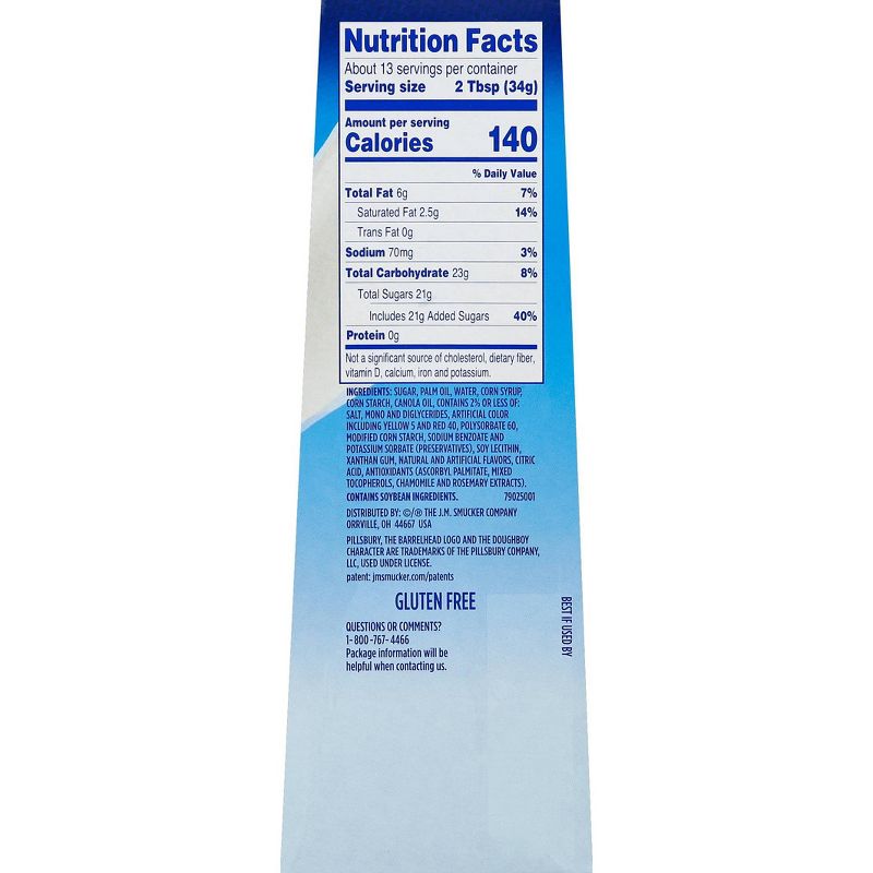 Pillsbury Vanilla Flavored Filled Pastry Bag - 16oz