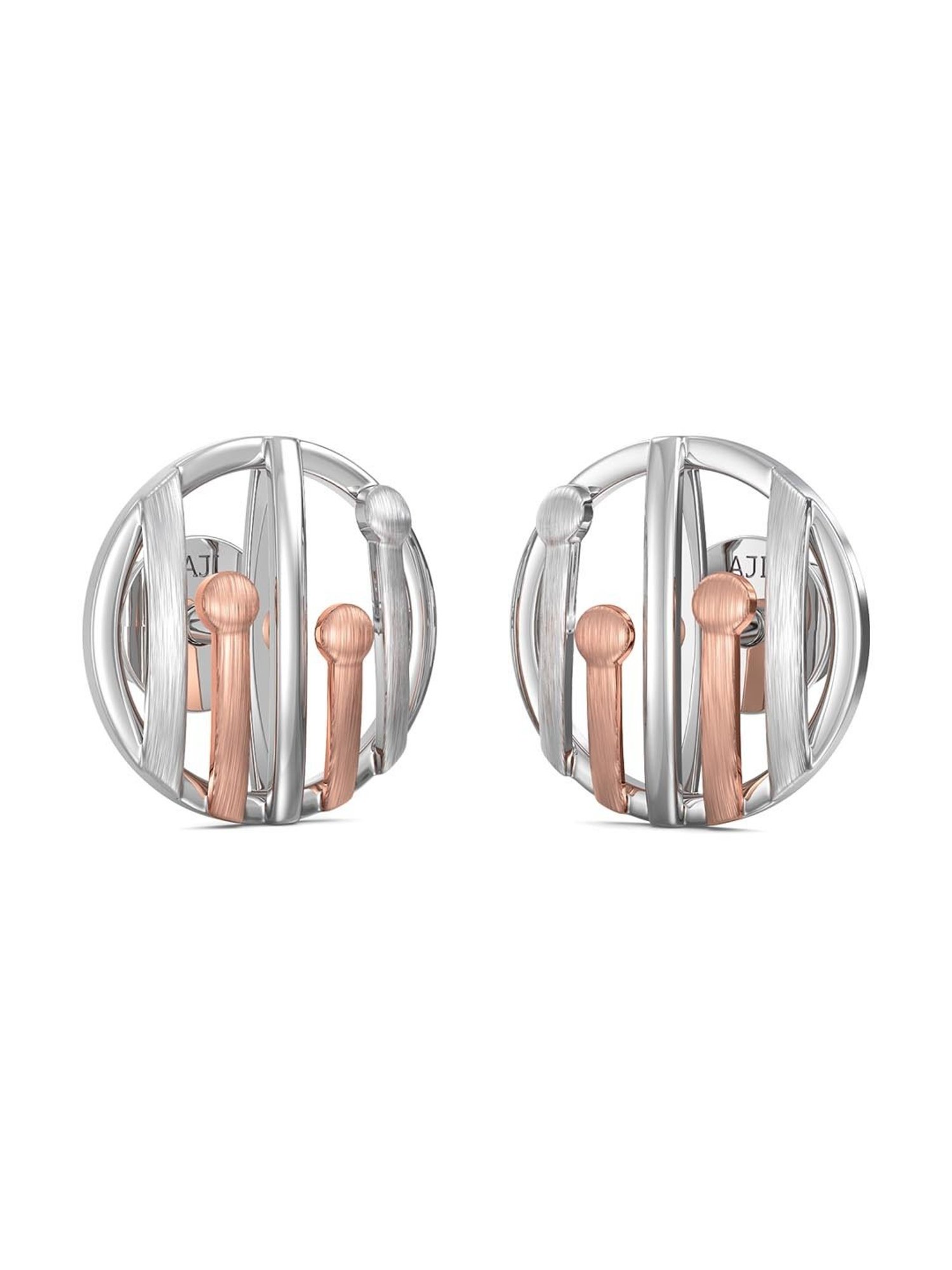 Joyalukkas 950 Platinum Feminine Flower Earrings