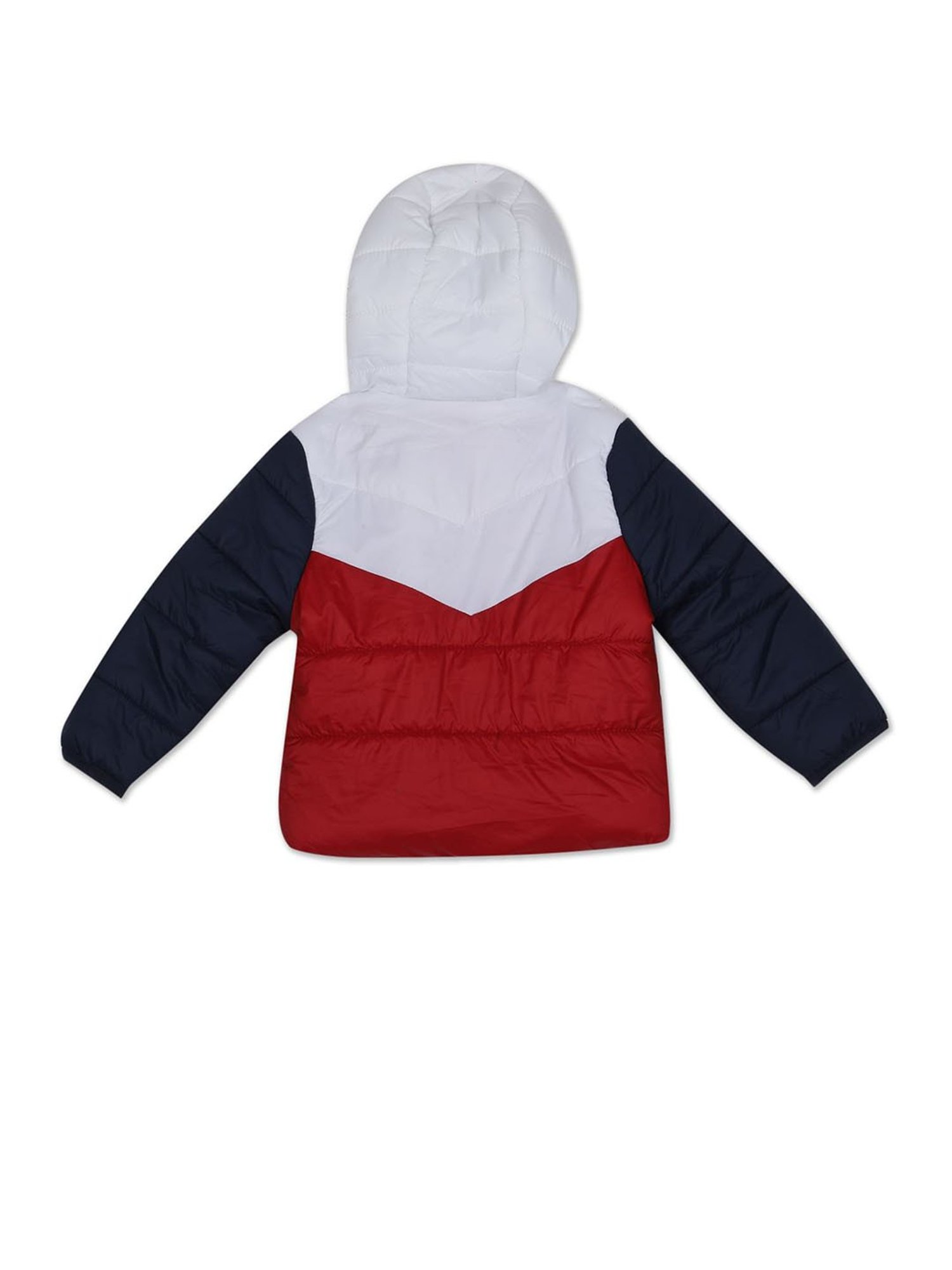 Kate & Oscar Kids White Regular Fit Full Sleeves Jacket