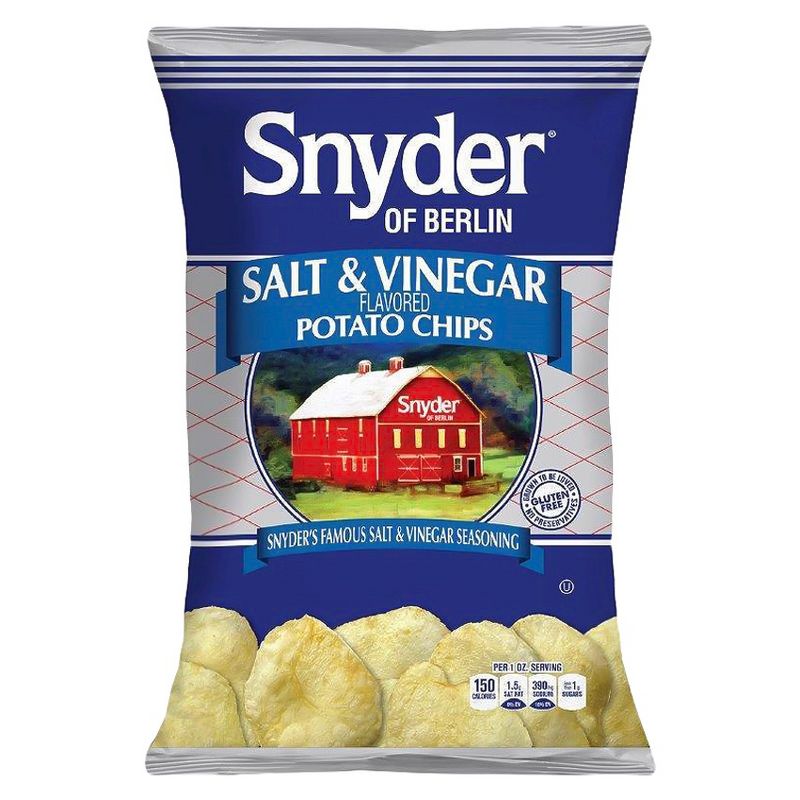 Snyder of Berlin Salt-n-Vinegar Potato Chips 9.5oz