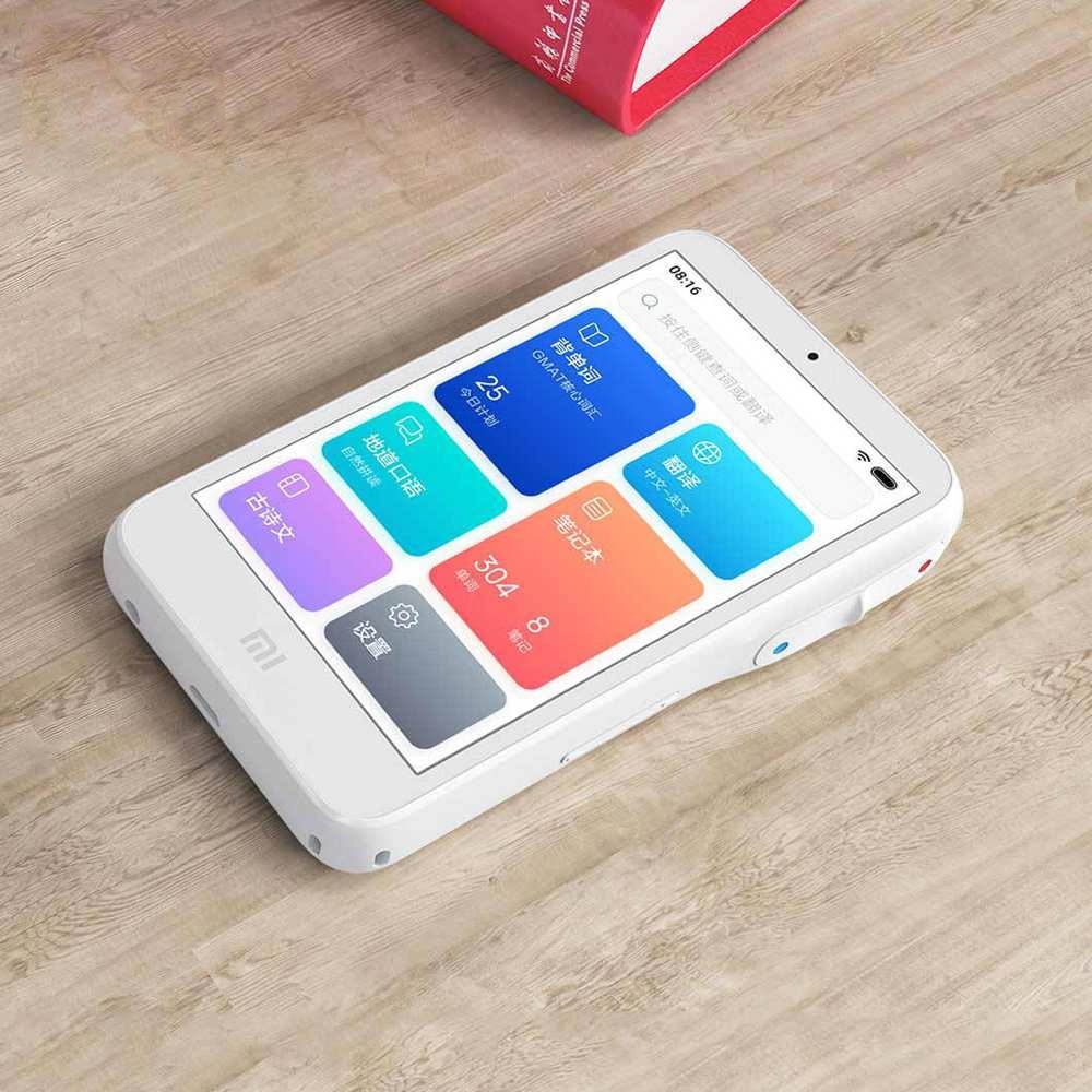 XIAOMI AI Translator 4G Hot Spot 4 Inches Large Touch Screen USB Rechargeable Multifunction Repeater Recording Pen Translation Machine for Travel Study