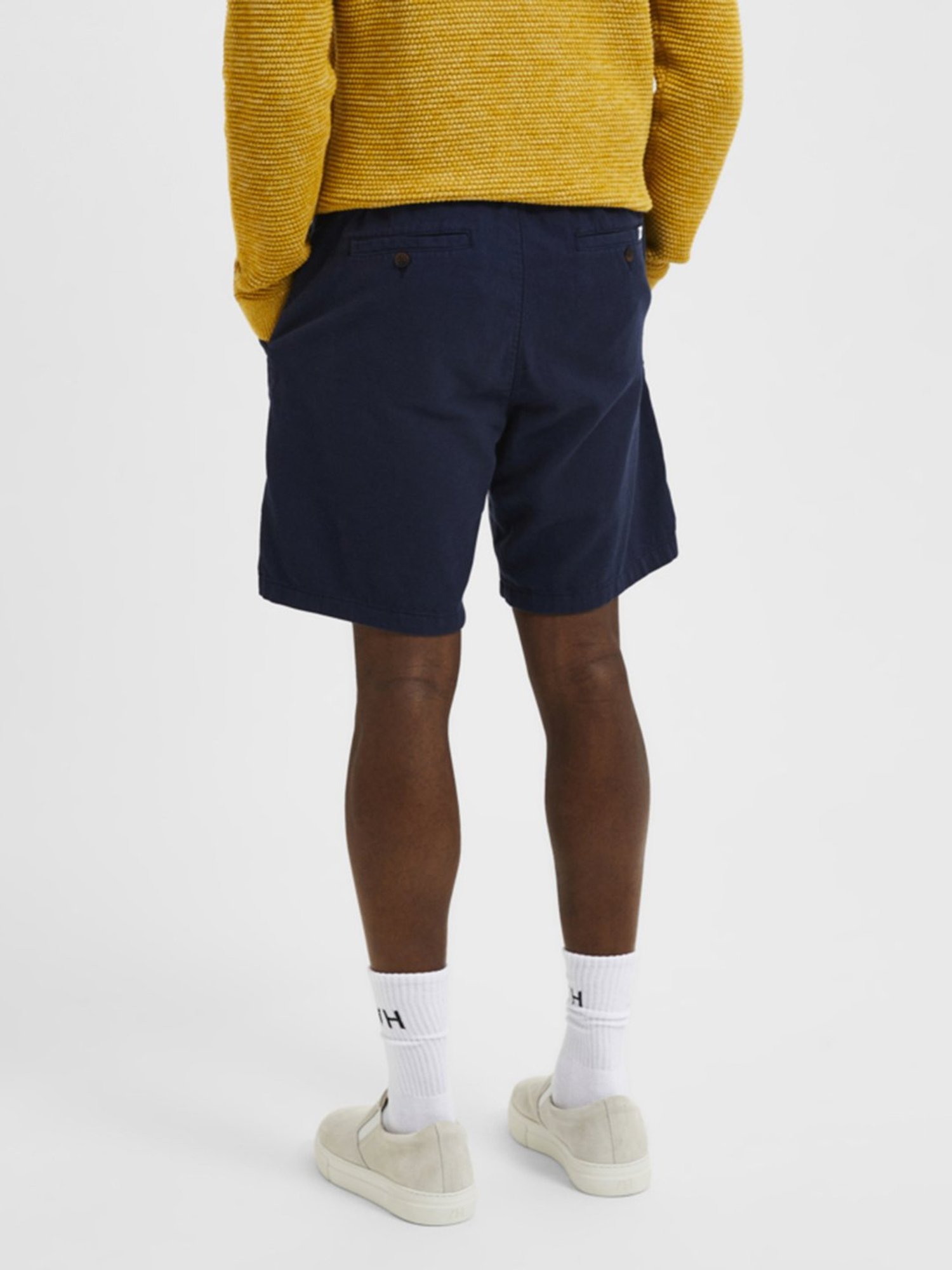 SELECTED HOMME Navy Regular Fit Shorts