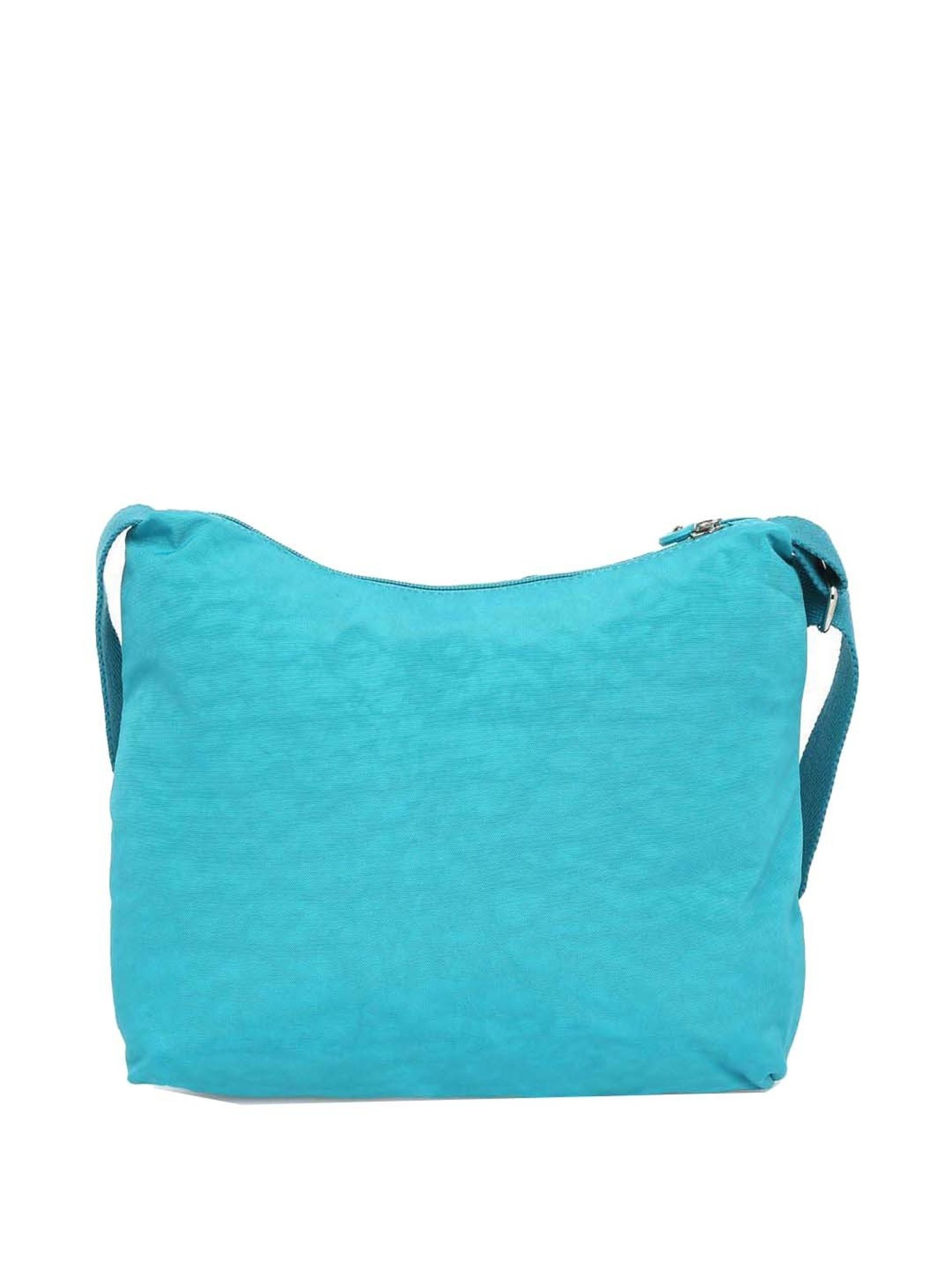 Baomi Blue Solid Medium Cross Body Bag