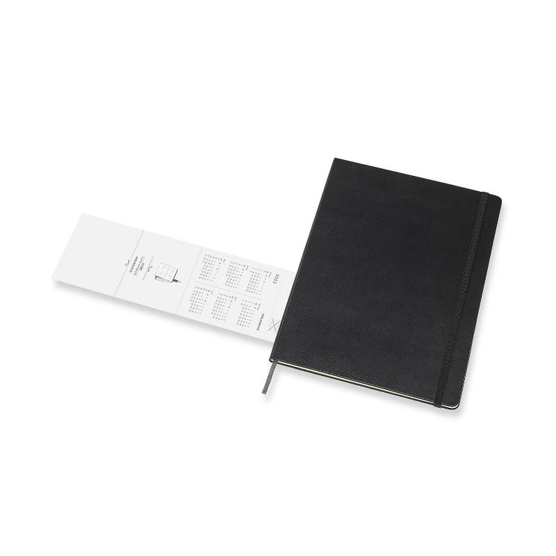 2021-22 Academic 18 Month Planner 7.5" x 9.75" Weekly XL Black - Moleskine