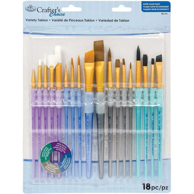 Arteza Paint Brush Art Supply Set - 12 Piece (ARTZ-3865)
