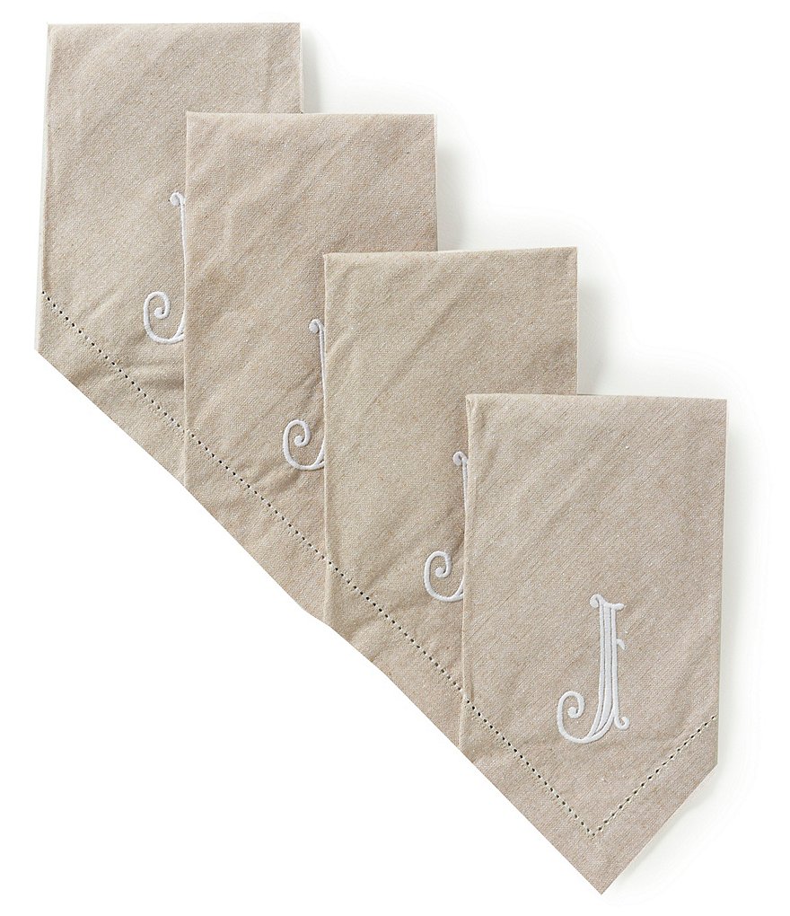 Mud Pie Initial Napkin Set