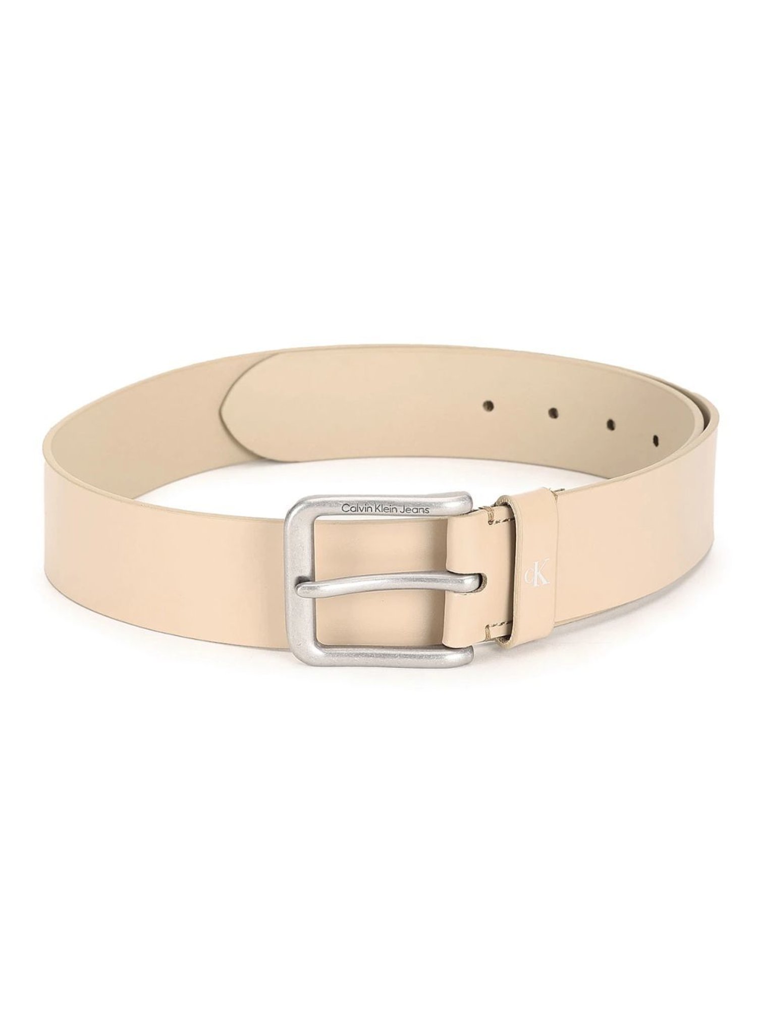 Calvin Klein Jeans Natural Vachett Leather Casual Belt