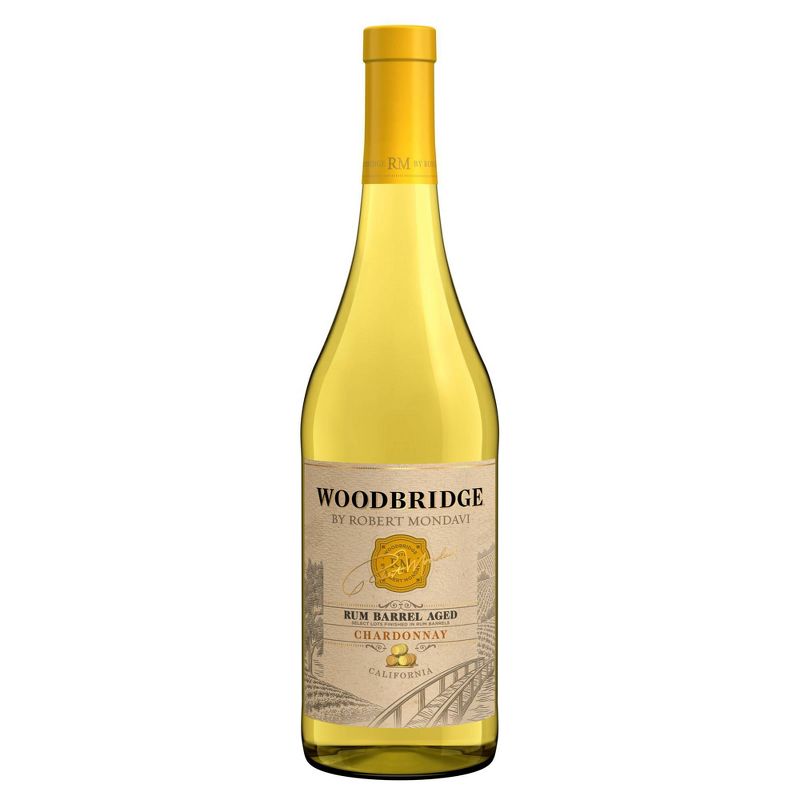 Woodbridge by Robert Mondavi Rum Barrel-Aged Chardonnay White Wine - 750ml Bottle