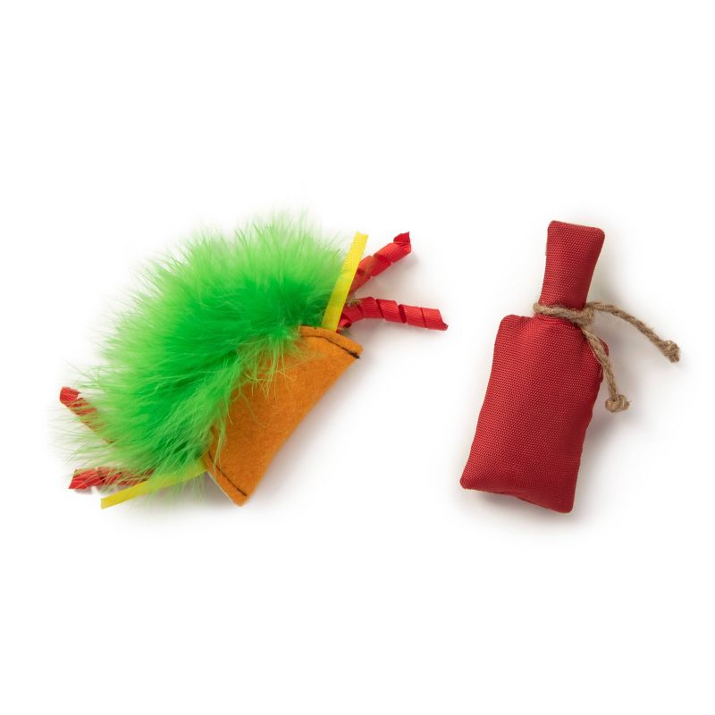 SmartyKat Happy Hotstuff Catnip Cat Toy - Set of 2