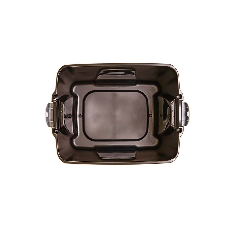 Durabilt22 Gal Storage Totes Set of 4 - Black/Yellow