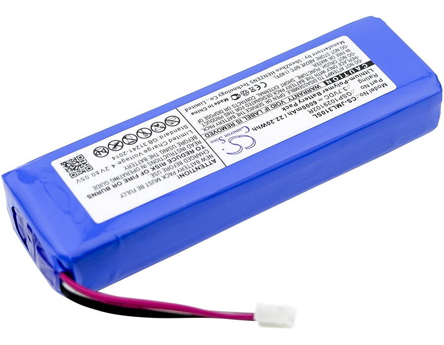 Battery for JBL GSP1029102R P763098 Charge 2 Plus 2+, Charge 3 2015 Version 3.7V