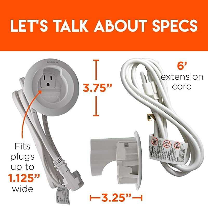 in Wall Cable Management Kit Hide TV Power Cables amp Low Voltage Wires Behind The Wall Perfect for Wall Mounted TVs Includes Template Saw amp Low Profile Extension Cord