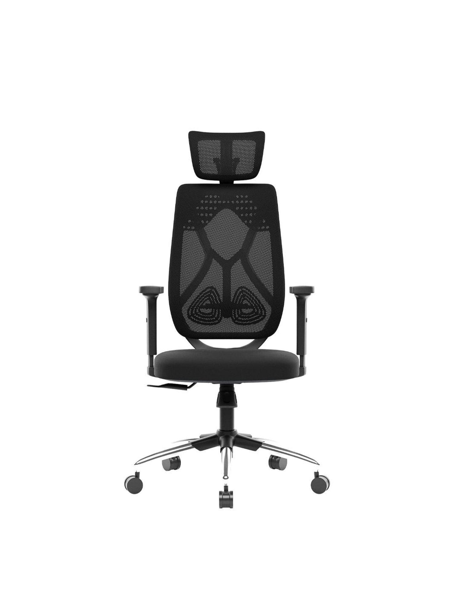 Green Soul Zodiac Black Plastic High Back Office Chair