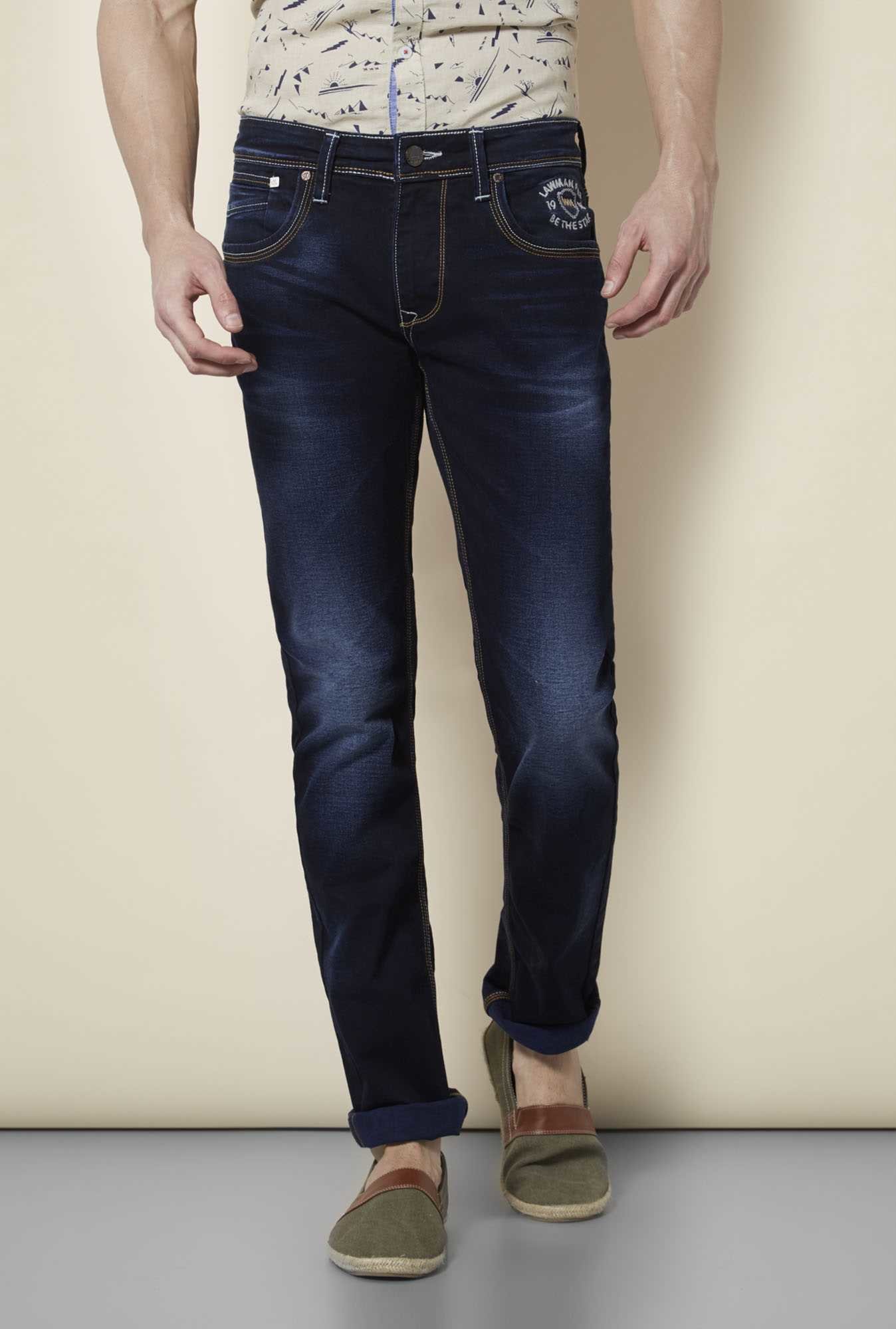 Lawman Blue Five Pocket Jeans